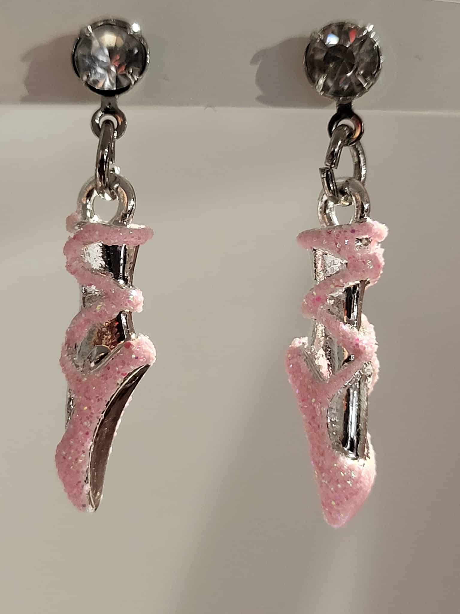 Boucles D'oreilles Danse Paillettes Et Strass – Image 3