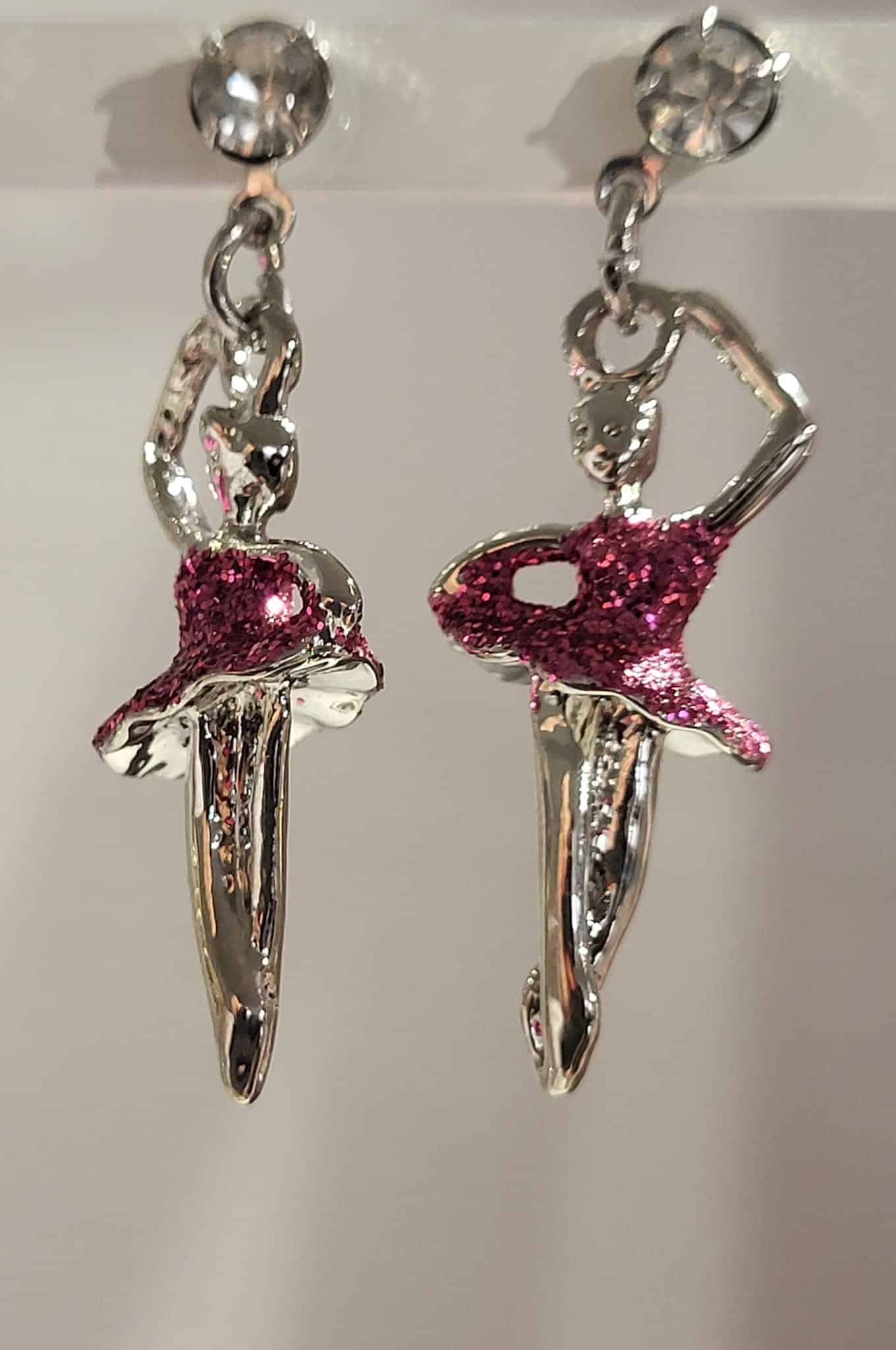 Boucles D'oreilles Danse Paillettes Et Strass – Image 8
