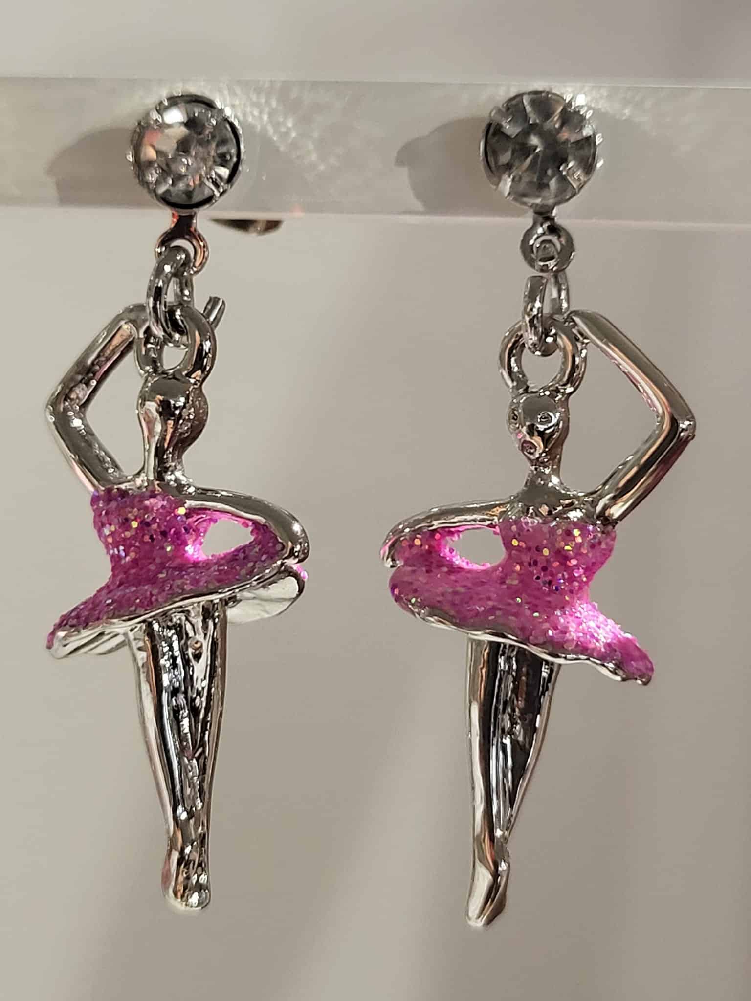 Boucles D'oreilles Danse Paillettes Et Strass – Image 7