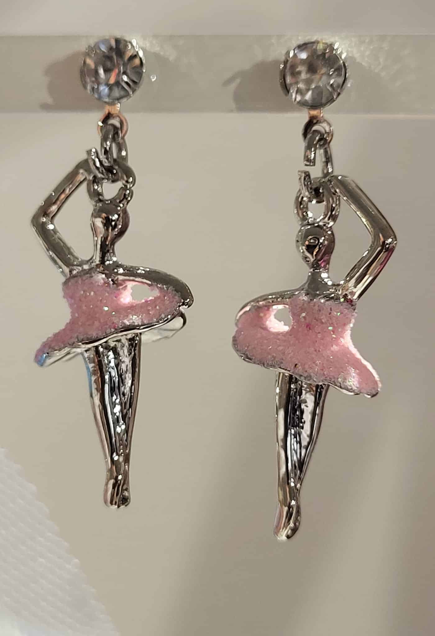 Boucles D'oreilles Danse Paillettes Et Strass – Image 6
