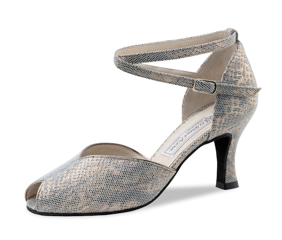 Asta, chaussure de danse -daim brillant antique- "Werner Kern"