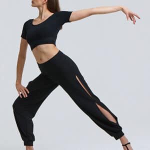 Alternative view of PANTALON AVEC FENTES - AMARA