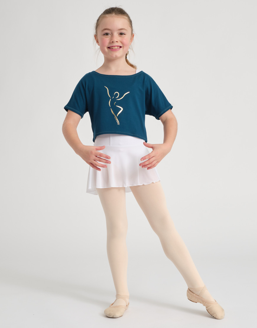 Crop top fille "Agile jr silhouette"