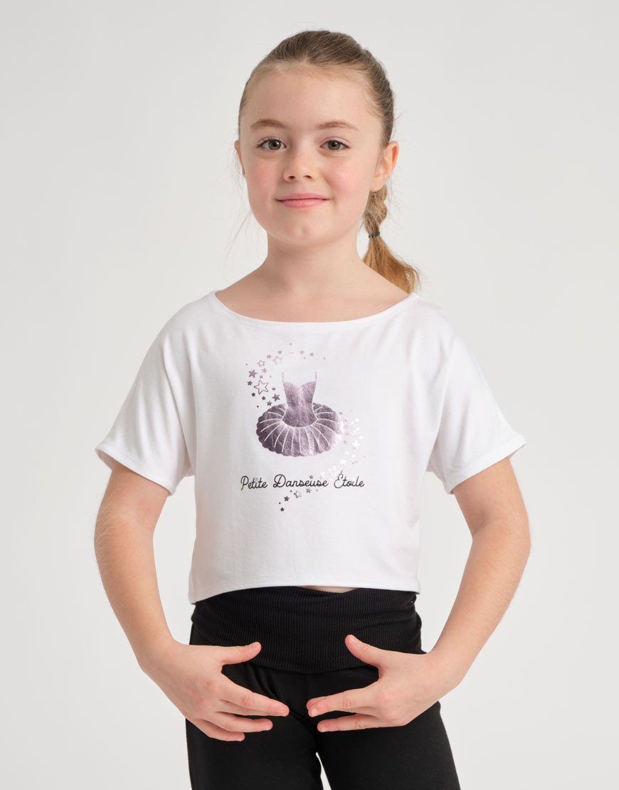 Crop top fille "Agile jr stars"