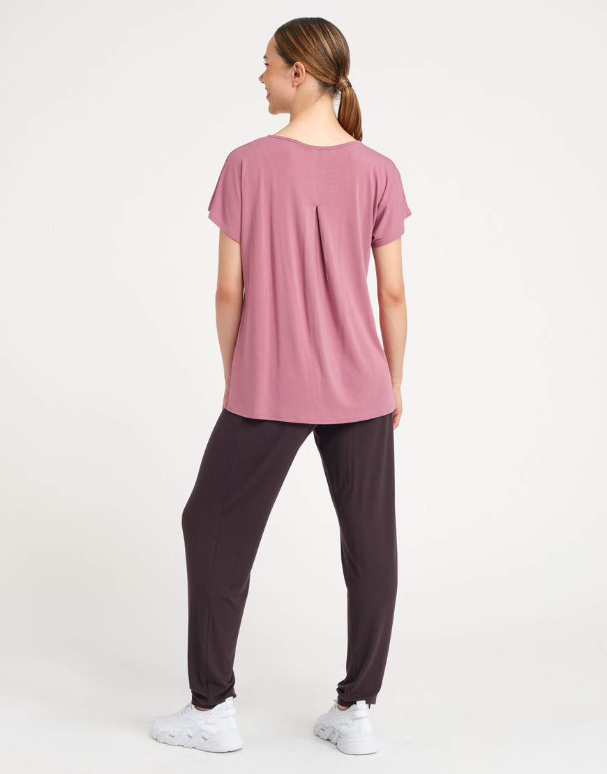 TEE-SHIRT FLUIDE – PLI CREUX AU DOS - BADINE – Image 2
